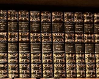 Lowell's works - set of 16