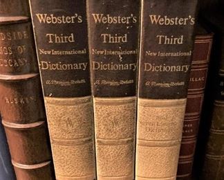 Webster's Dictionary in 3 volumes
