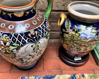 Colorful urns