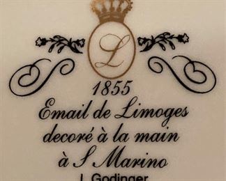 Limoges plates from France