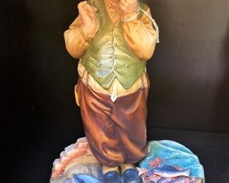 Porcelain figure by A. Borsato  of Milan, Italy