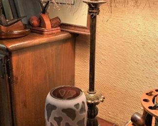 Giraffe print lamp shade