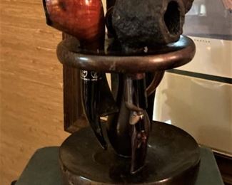 Pipes and  pipe stand