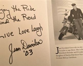 Jean Davidson first rode on one of her family's motorcycles when she was 3 years old.