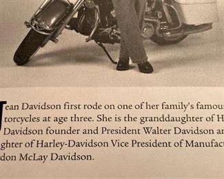 Jean Davidson first rode on one of her family's motorcycles when she was 3 years old.