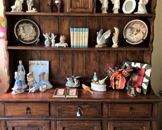 Hutch with more than ample display and storage areas