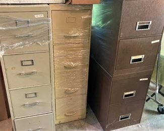 File cabinets 