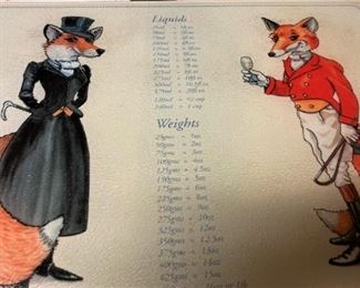 "Fox" cutting  board