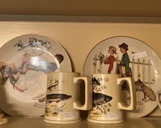 Norman Rockwell plates