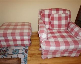 chair and ottoman