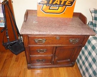 marble top wash stand