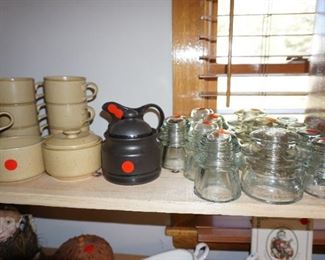 pottery, insulators