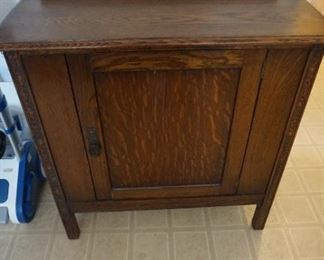 oak cabinet