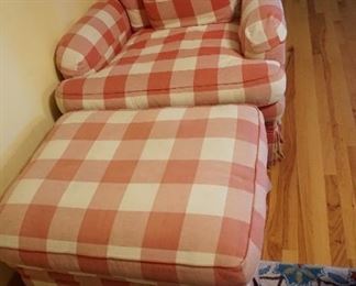 chair and ottoman