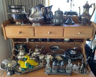 Vintage & antique silverplate 