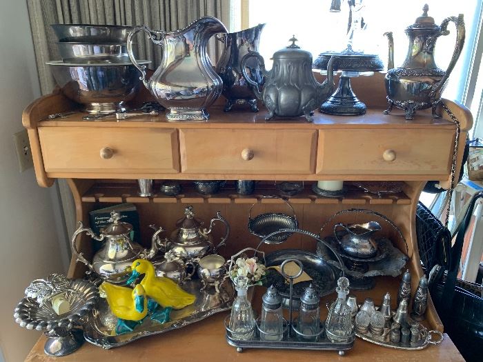 Vintage & antique silverplate 