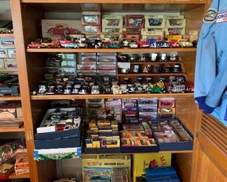 Hundreds of toy/ collectible cars