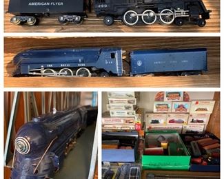 Vintage model trains & accessories