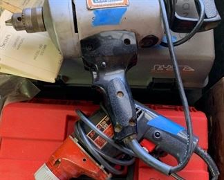 Drills + hand tools