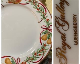 Christmas dishware