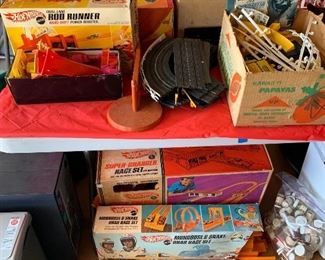 Hot Wheel play sets- vintage