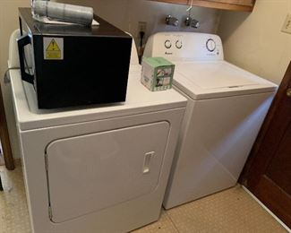 Washer & electric dryer