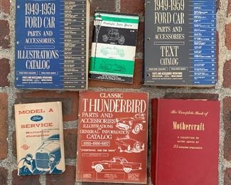 Auto restoration manuals & catalogs 