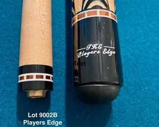 Lot 9002-B. $50.00. Players Edge Competition Pool Cue plus Case