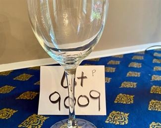 Lot 9009. $36.00. Set of 12 Wine glasses from France -Unbranded but do say  France on bottom. 7.5"