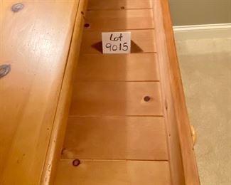 Lot 9015. $235.00 Vintage American Country Rustic Pine Dresser.  Cedar-Lined and Attractive piece.  Measures 45"W x 21"D x 34" T.  Solid Construction, great for a Guest or Children's Room at the Lake Cottage.