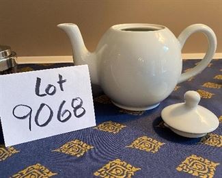 Lot 9068. $43.00. Three lots included:  Crystal Xmas Tree salt & Pepper shakers, William Bounds Originals "3rd Planet from the Sun" S&P Shakers and Alpico Tea Pot.   fun Lot!