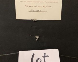 Lot 9110. Pair of fruit prints by designer, John Richard.  Beautifully framed.	26" W x 31" T