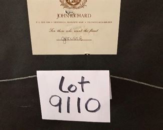 Lot 9110. Pair of fruit prints by designer, John Richard.  Beautifully framed.	26" W x 31" T