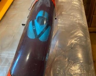 Lot 9212.  $80.00 Great Plains Radio Control Airplane - Ultra Sport 40. Red, needs wings., for parts only. 48"L x 22" Wx 11" T