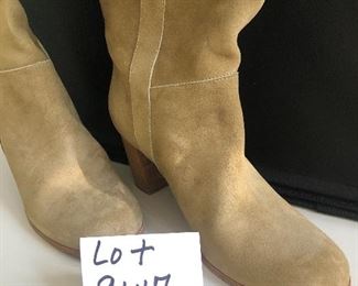 ot 9147. $75.00. Bruno Frisoni Tall Boots with Heel, Made in Italy, marked "Vero Cuoio" which means "True Leather" in size 9. Inside the boot on the sole is marked Bruno Frisoni - who by the way was the most well known designer of hand-made Italian Shoes in the 1950's,   His name is carried on by various private label shoemakers.  He carried on the Roger Vivier collection after the latter died.   