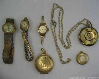 Gold Tone Watch Lot