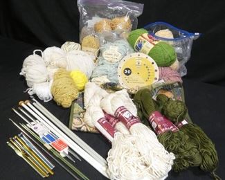Tons of Yarn & Knitting Accessories