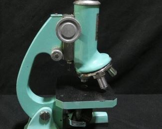 2 Vintage Tabletop Microscopes