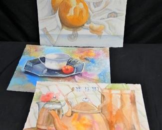 13 Still Life Watercolor Paintings & More