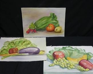 13 Still Life Watercolor Paintings & More