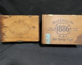 Vintage Boxes, Cigar boxes & More