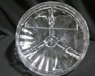Vintage Clear Glass Bowls, Basket Vase, & More