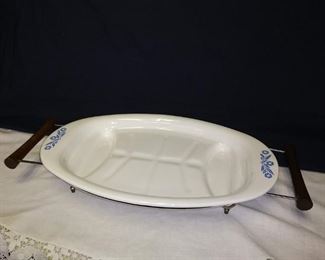 Corning Ware Platter with Serving Tray