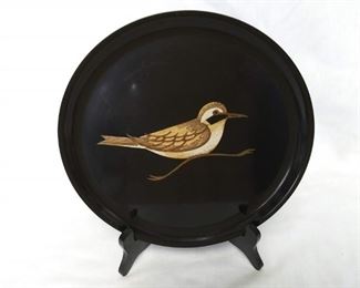 Couroc Footed Plate Bird Design