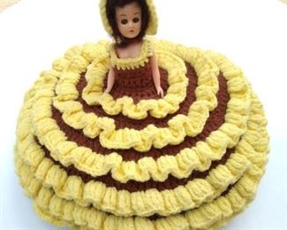 Hand Crocheted Doll Pillow