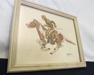 Horse Painting by Judy Berkowitz