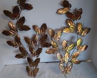 Iridescent Butterfly Wall Decor