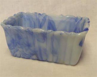 Rectangular Planter with Marbled Pattern