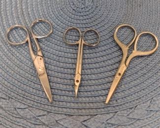 Vintage Scissors Needlepoint