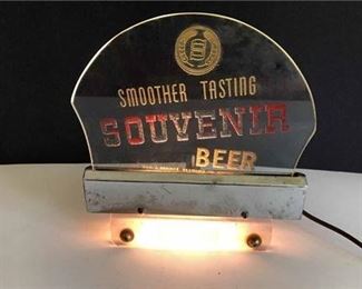 Lighted Souvenir Beer Display